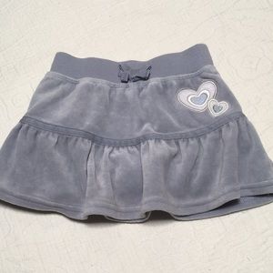 12m (4/$20) Gray Velour Skorts by The Children’s Place